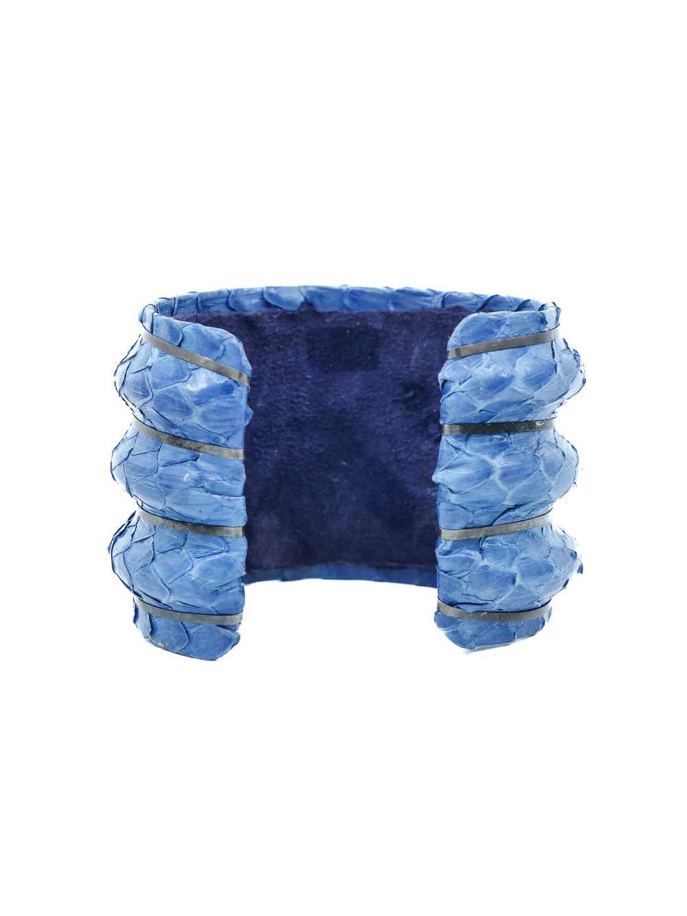 Blue Snakeskin Cuff - image 4