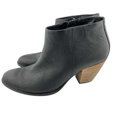 Ecco Shape 55 Western Bootie Black Leather 40 Boot