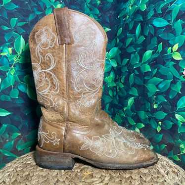shyanne western floral Cowboy Boots leather