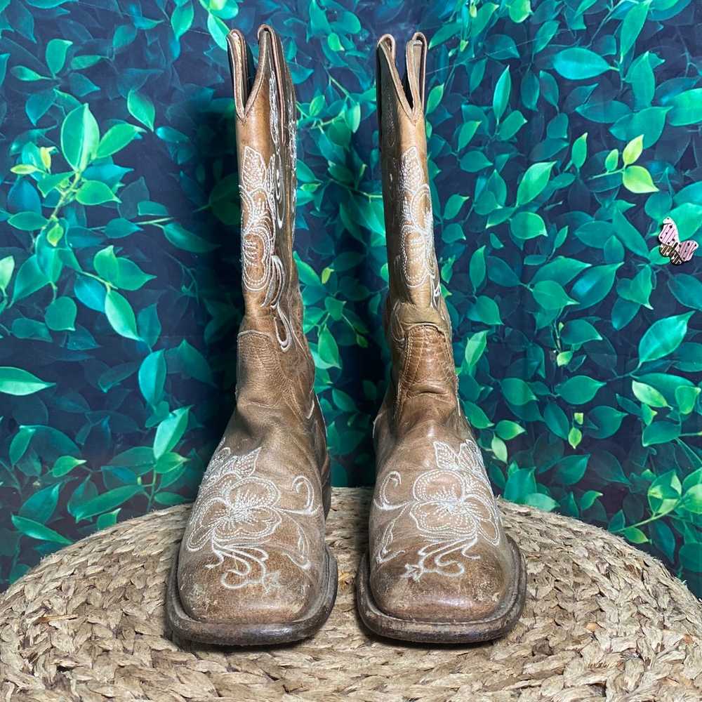 shyanne western floral Cowboy Boots leather - image 2