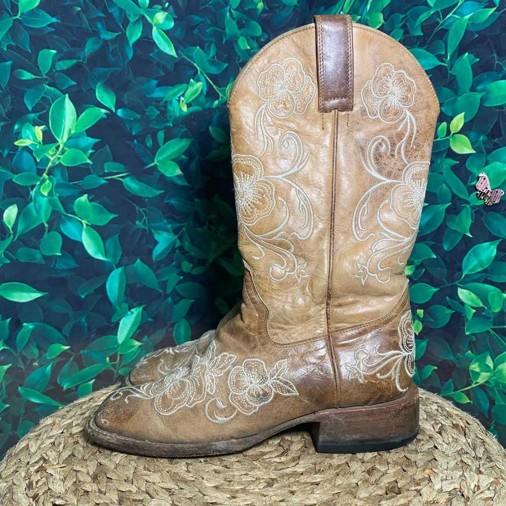 shyanne western floral Cowboy Boots leather - image 3