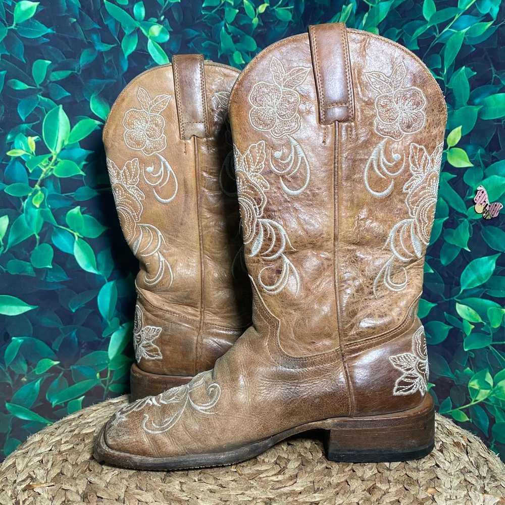 shyanne western floral Cowboy Boots leather - image 5