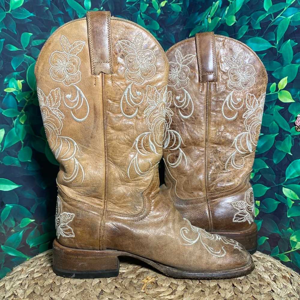 shyanne western floral Cowboy Boots leather - image 6