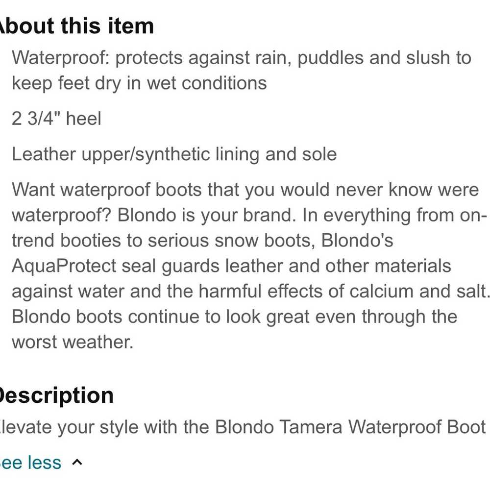 Blondo Tamera Waterproof Leather Boots - image 4