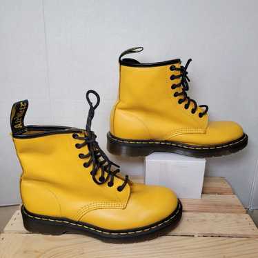 Dr. Martens Boots Leather Yellow - Size 8M / 9L - image 1
