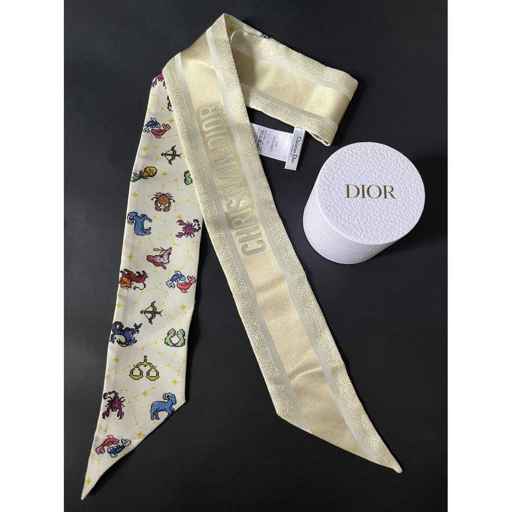 Dior Mitzah Toile de Jouy silk scarf - image 2