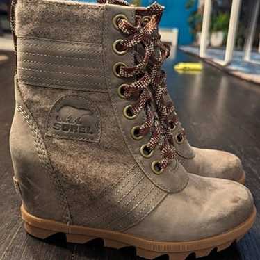Sorel Lexie Waterproof Leather Wedge Boot 5 - image 1