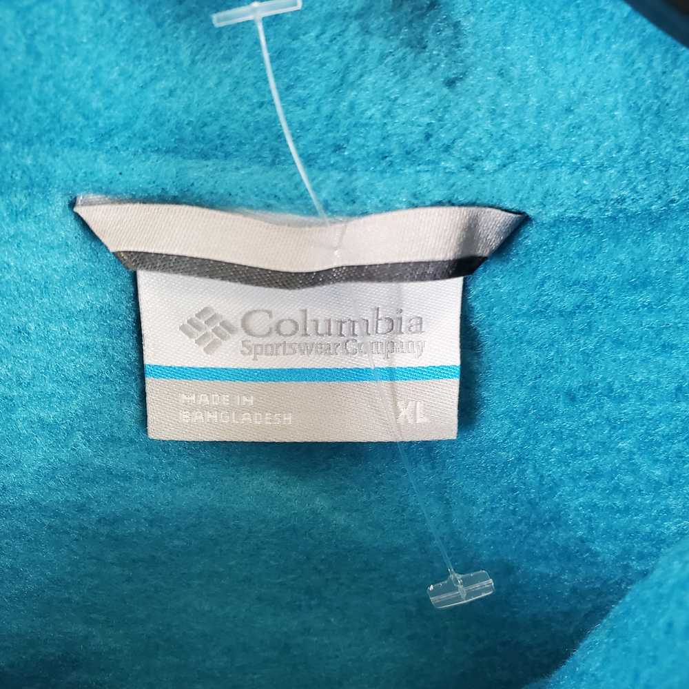 Columbia Men Teal Fleece Jacket XL NWT - image 3