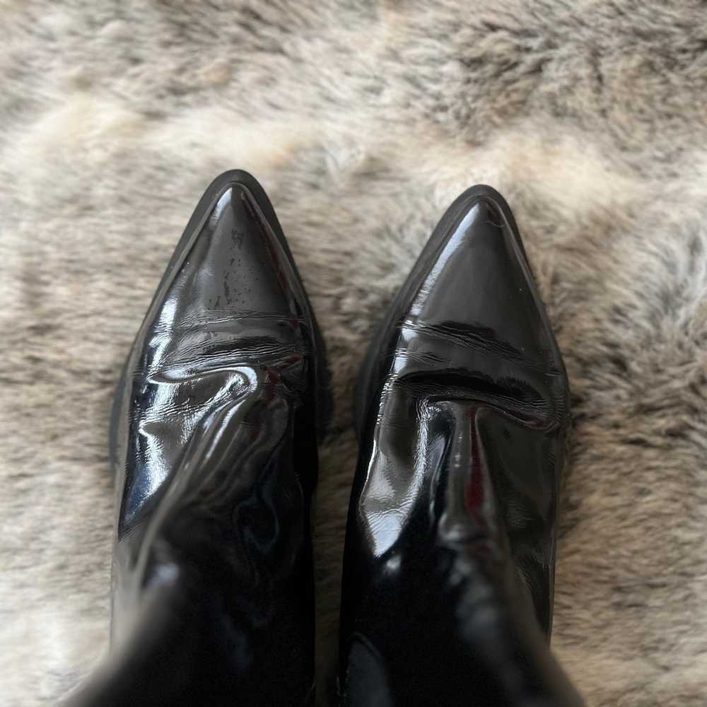 MARYRINGO Pointed Toe Chelsea Boots - Black - image 3