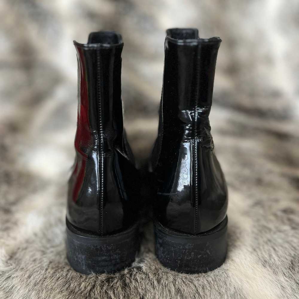 MARYRINGO Pointed Toe Chelsea Boots - Black - image 5