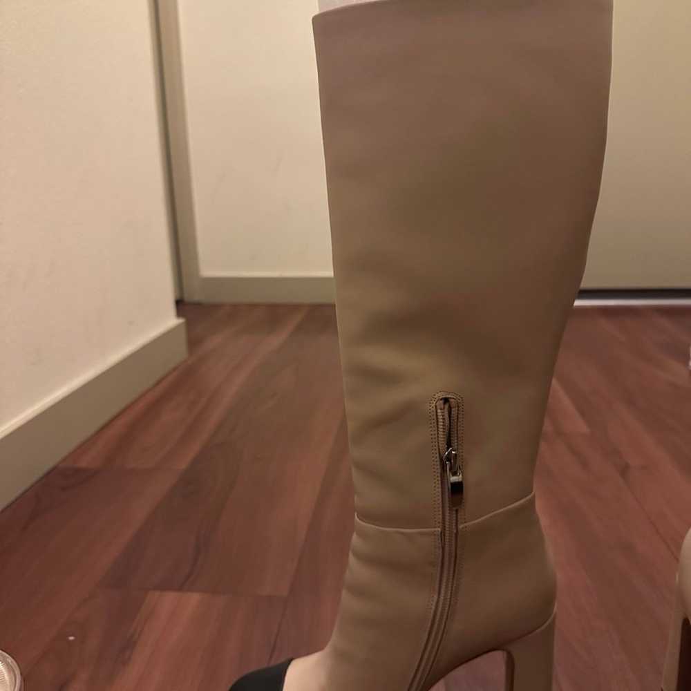 Steve Madden ally beige knee high long boots - image 2