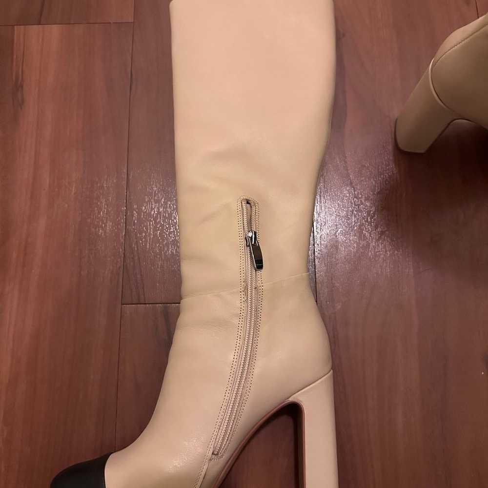 Steve Madden ally beige knee high long boots - image 4