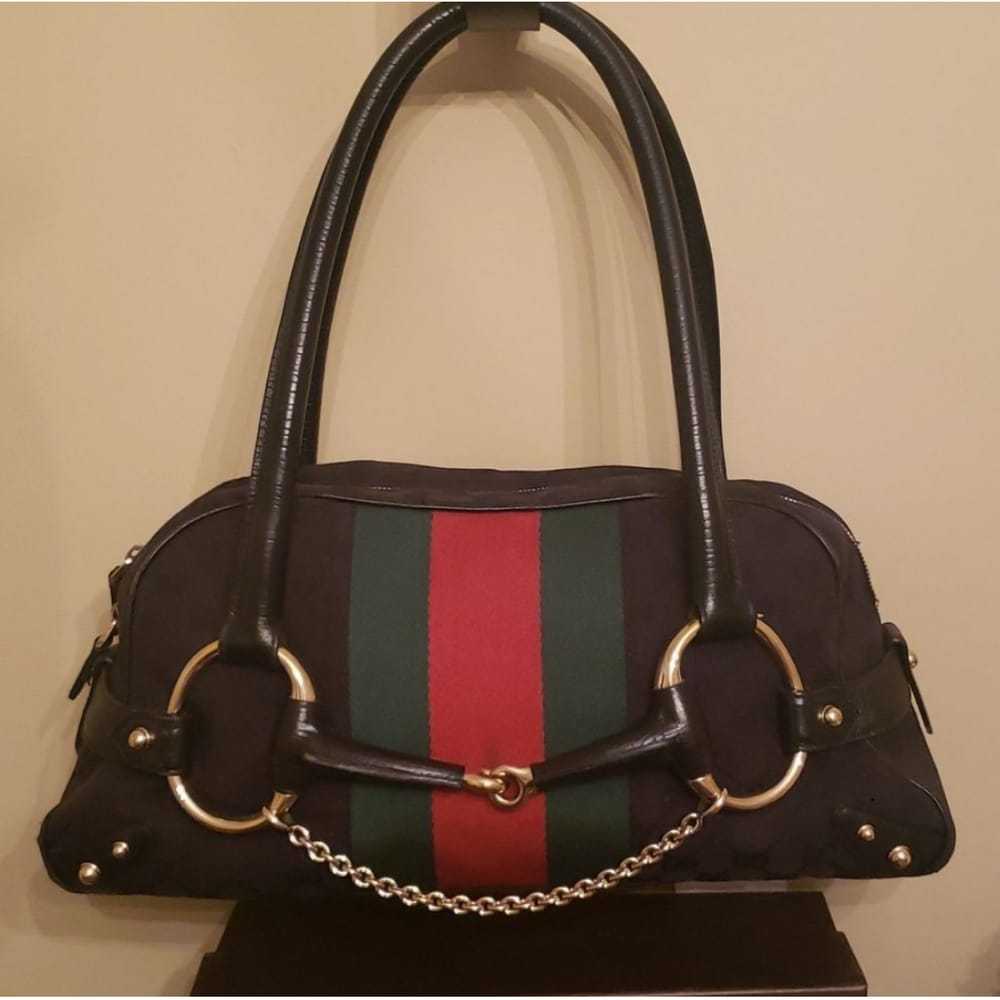 Gucci Horsebit Chain cloth handbag - image 3