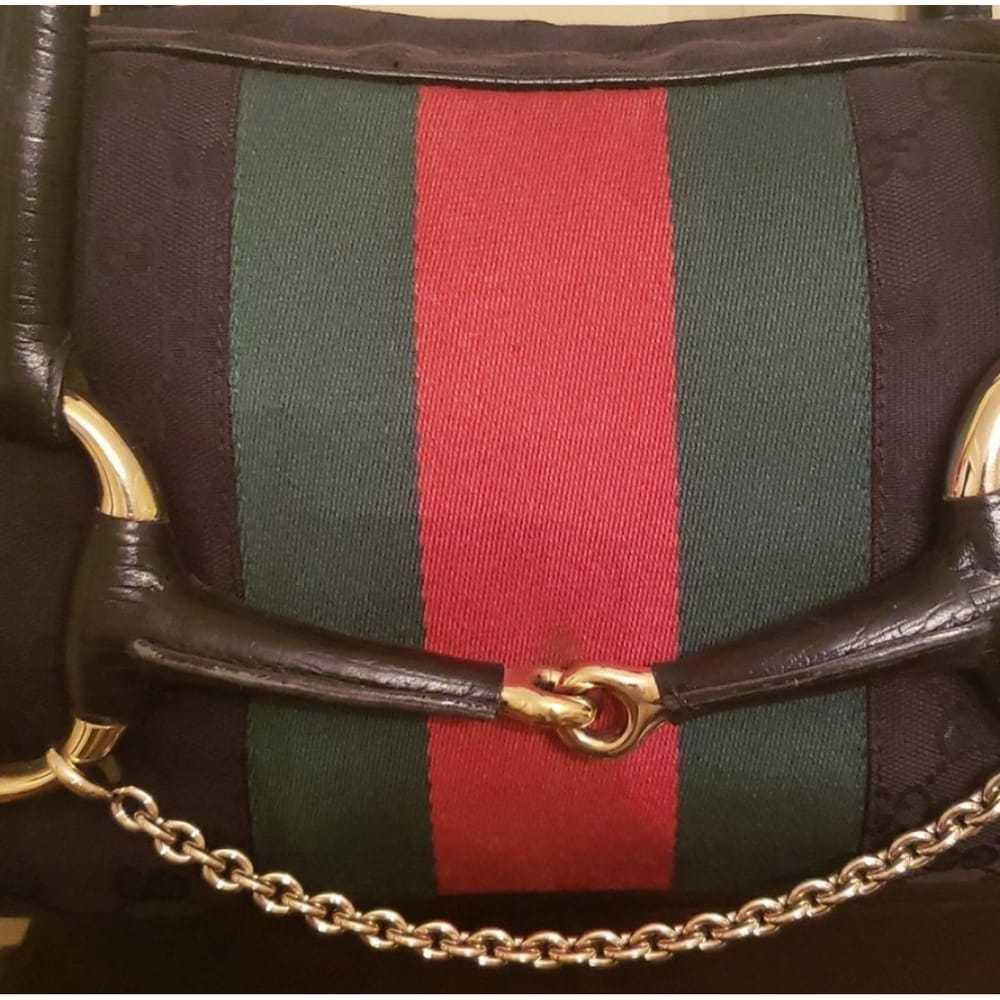 Gucci Horsebit Chain cloth handbag - image 4