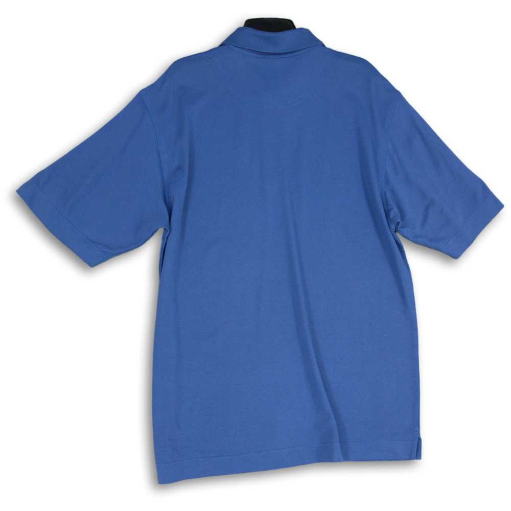 Cutter & Buck NWT Mens Blue Short Sleeve Collared… - image 2