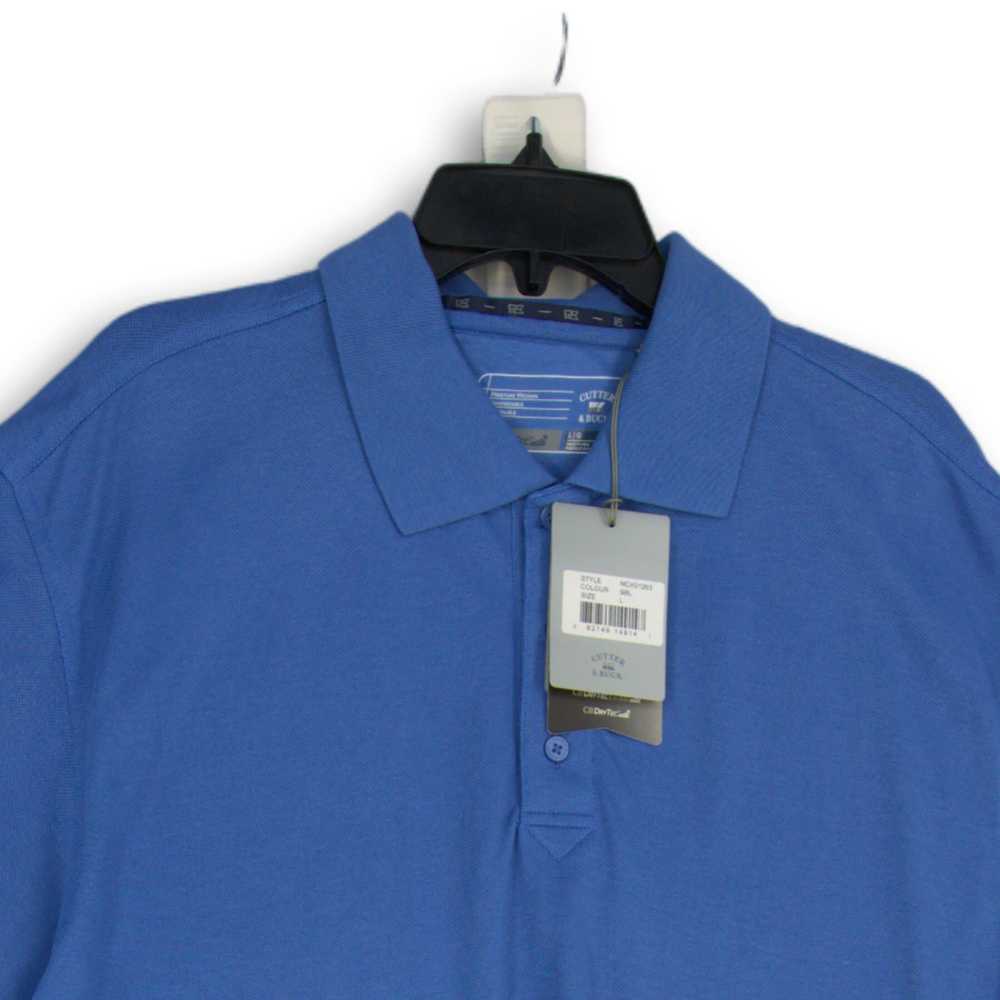 Cutter & Buck NWT Mens Blue Short Sleeve Collared… - image 3