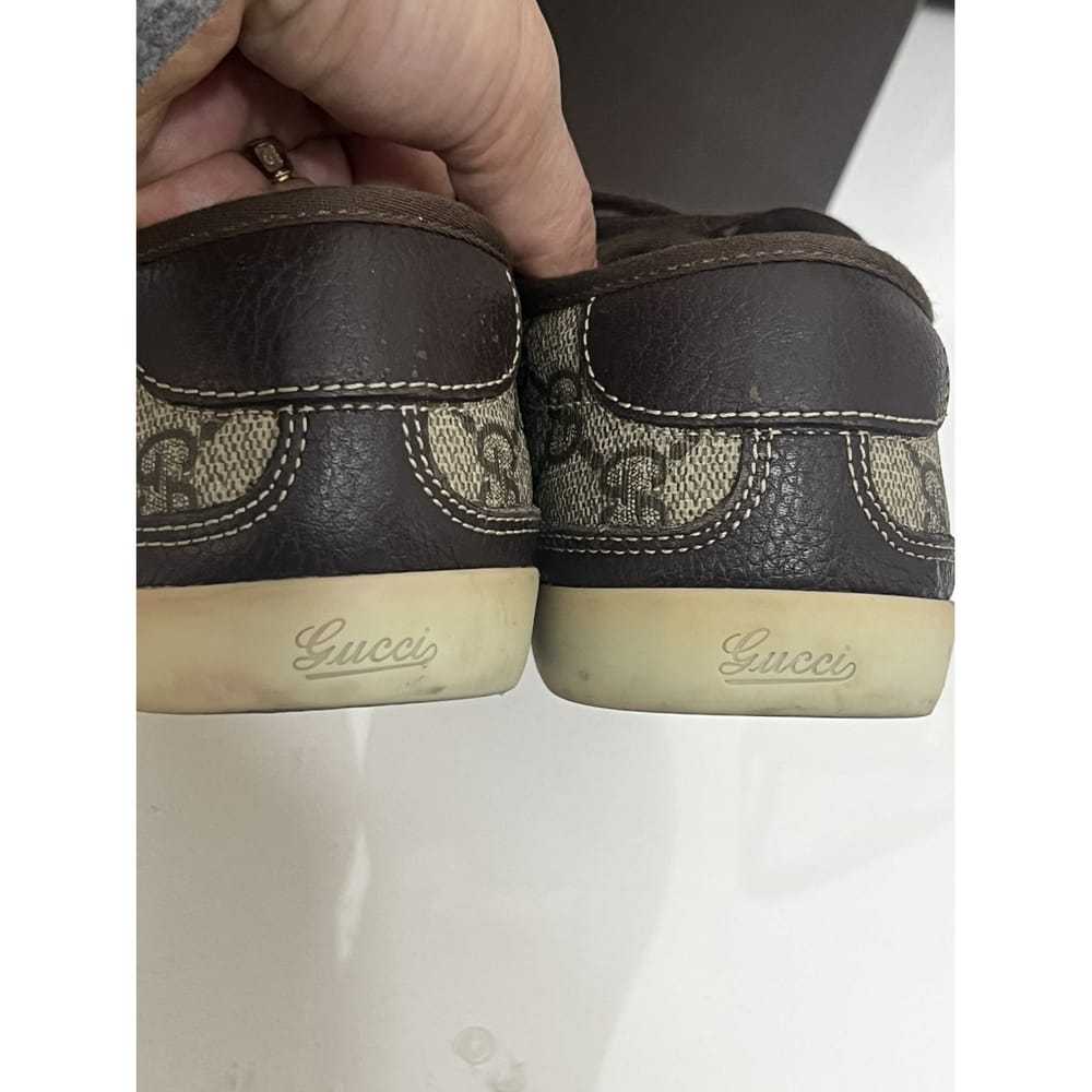 Gucci Tennis 1977 leather low trainers - image 7