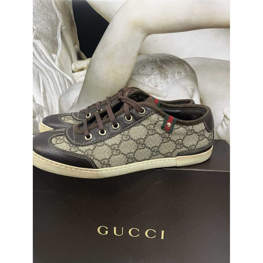 Gucci Tennis 1977 leather low trainers - image 9