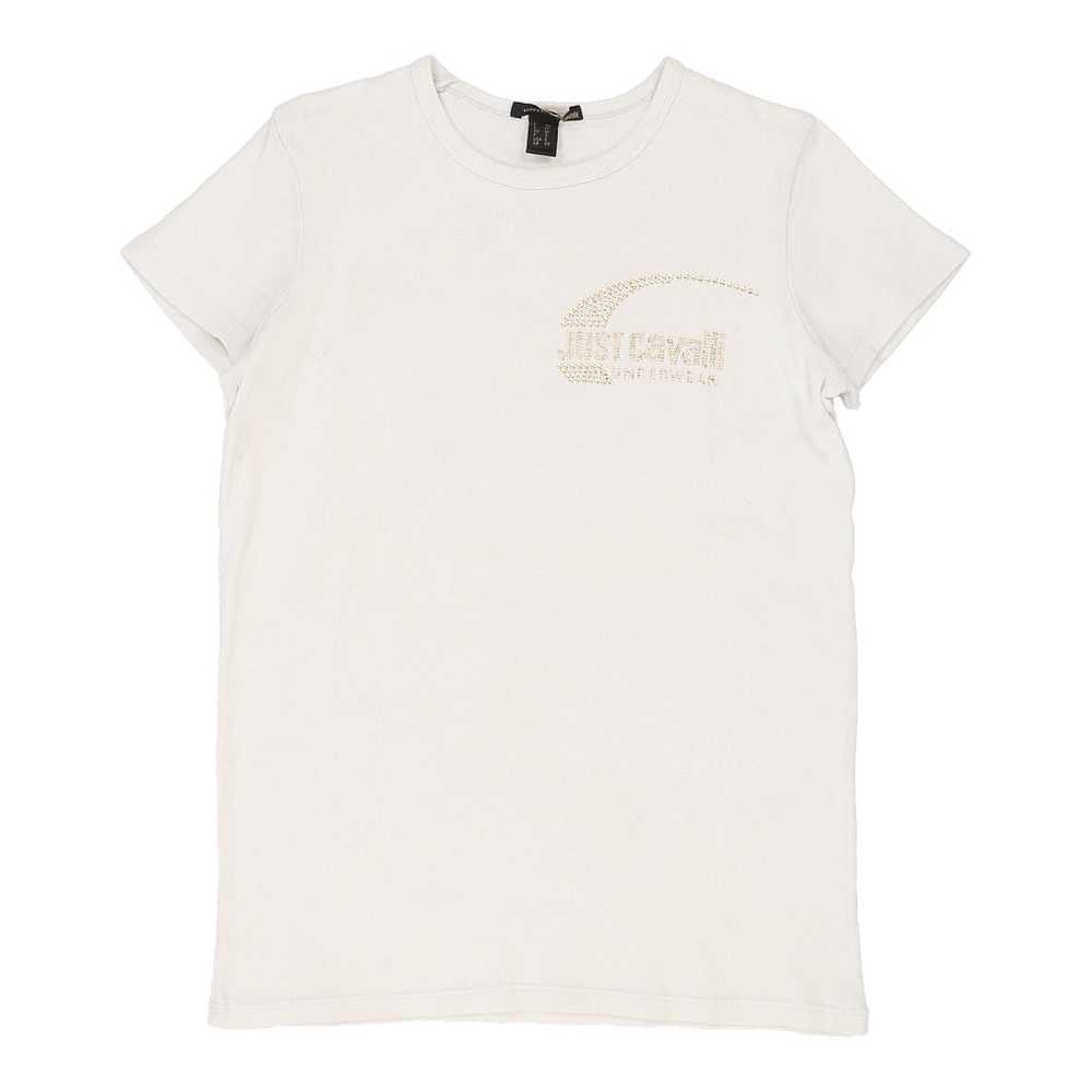 Just Cavalli T-Shirt - Medium White Cotton - image 1