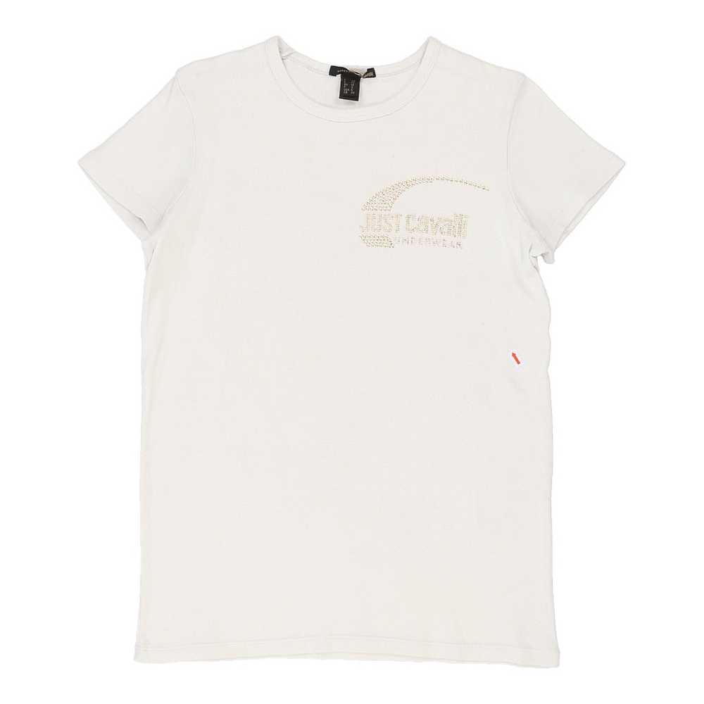 Just Cavalli T-Shirt - Medium White Cotton - image 3