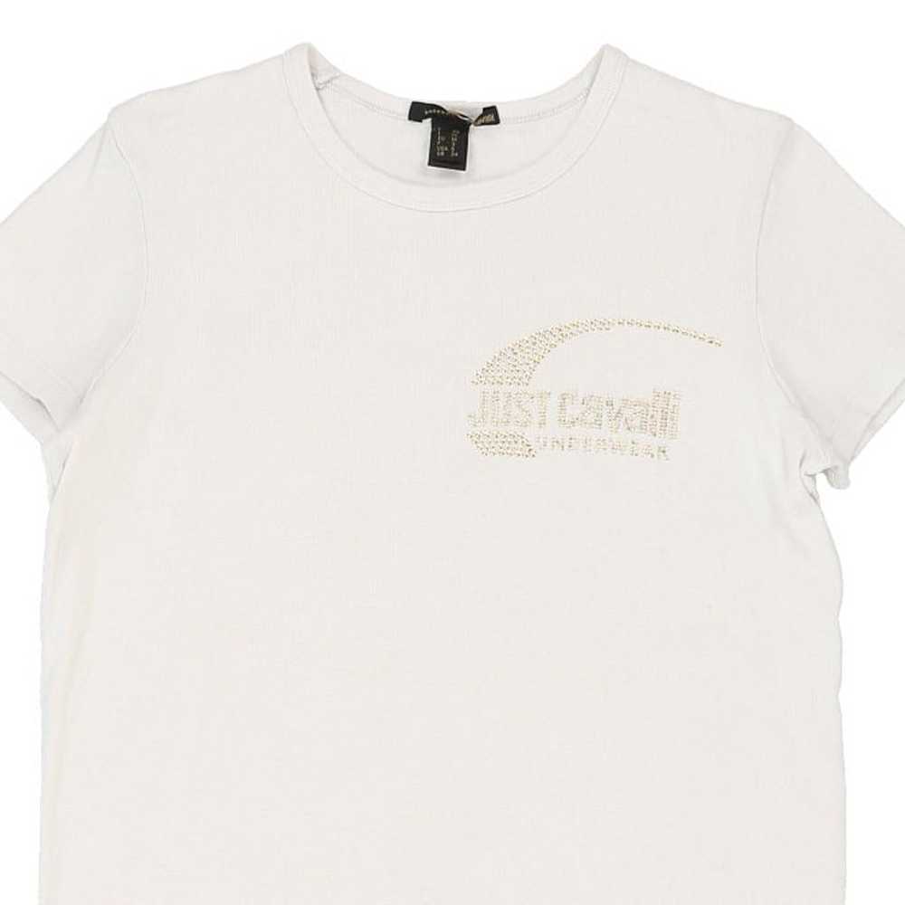 Just Cavalli T-Shirt - Medium White Cotton - image 5
