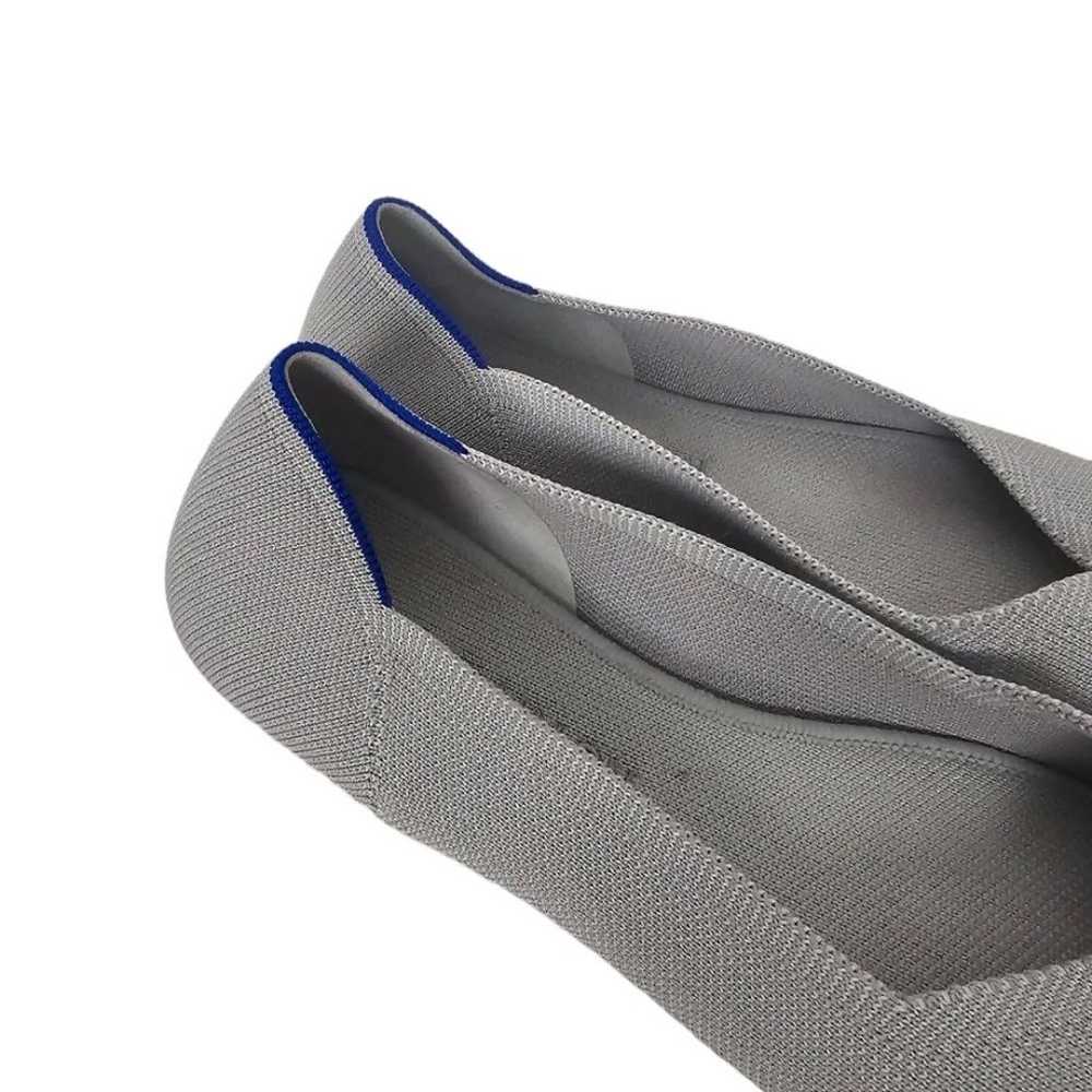 Rothys Round Toe Flat Gray Size 10.5 - image 7