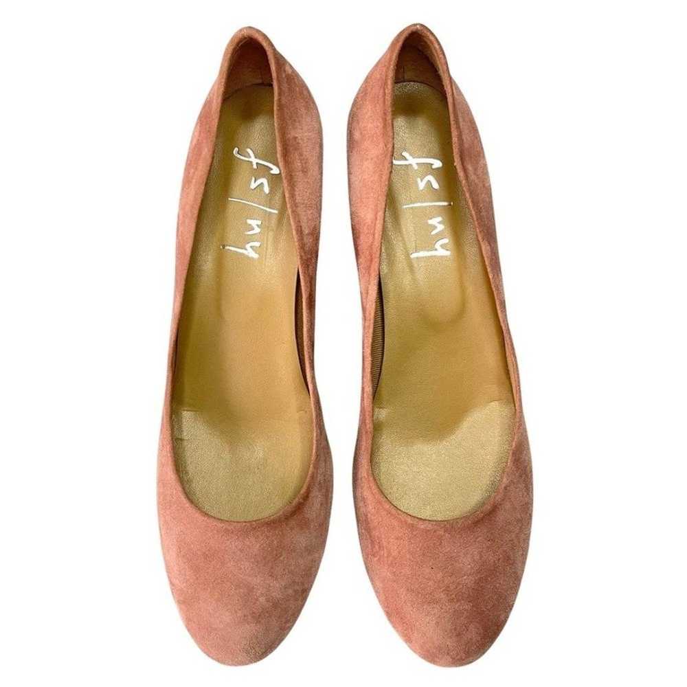 French Sole NY Suede Trance Pump Dusty Pink Round… - image 2