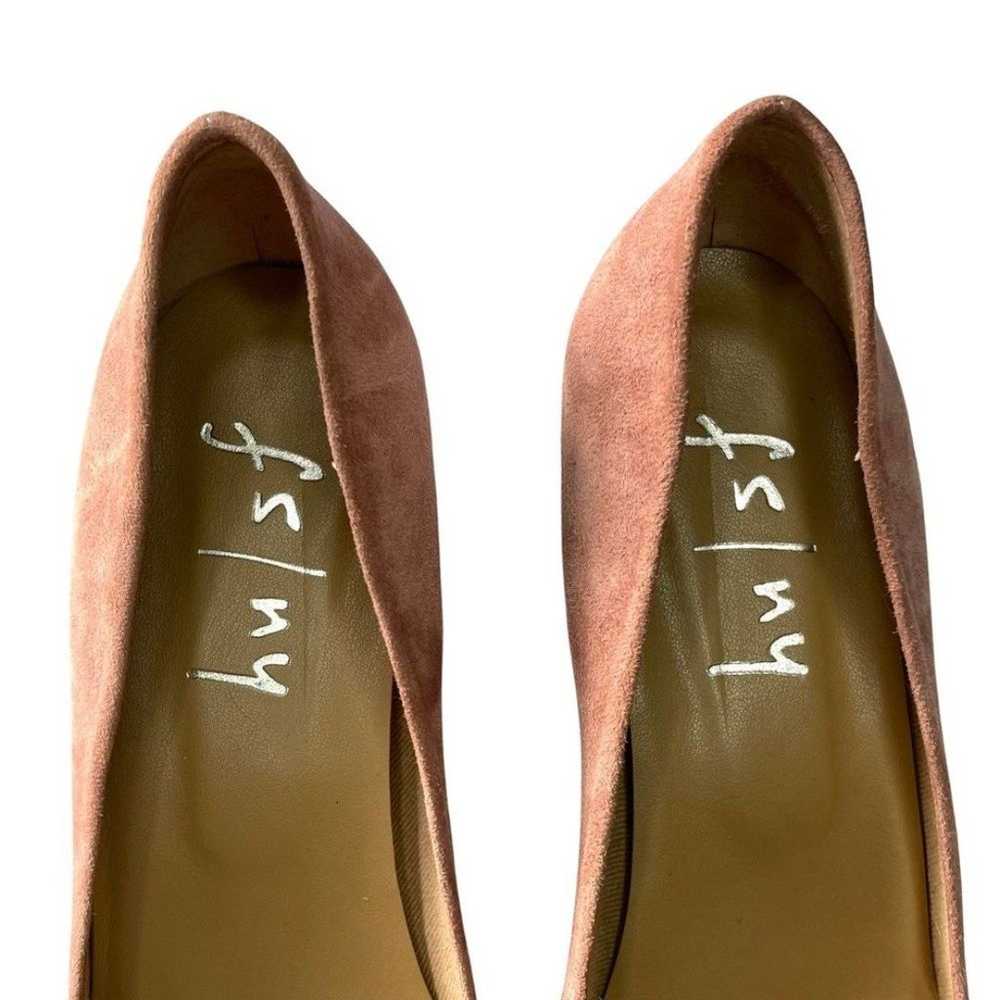 French Sole NY Suede Trance Pump Dusty Pink Round… - image 4