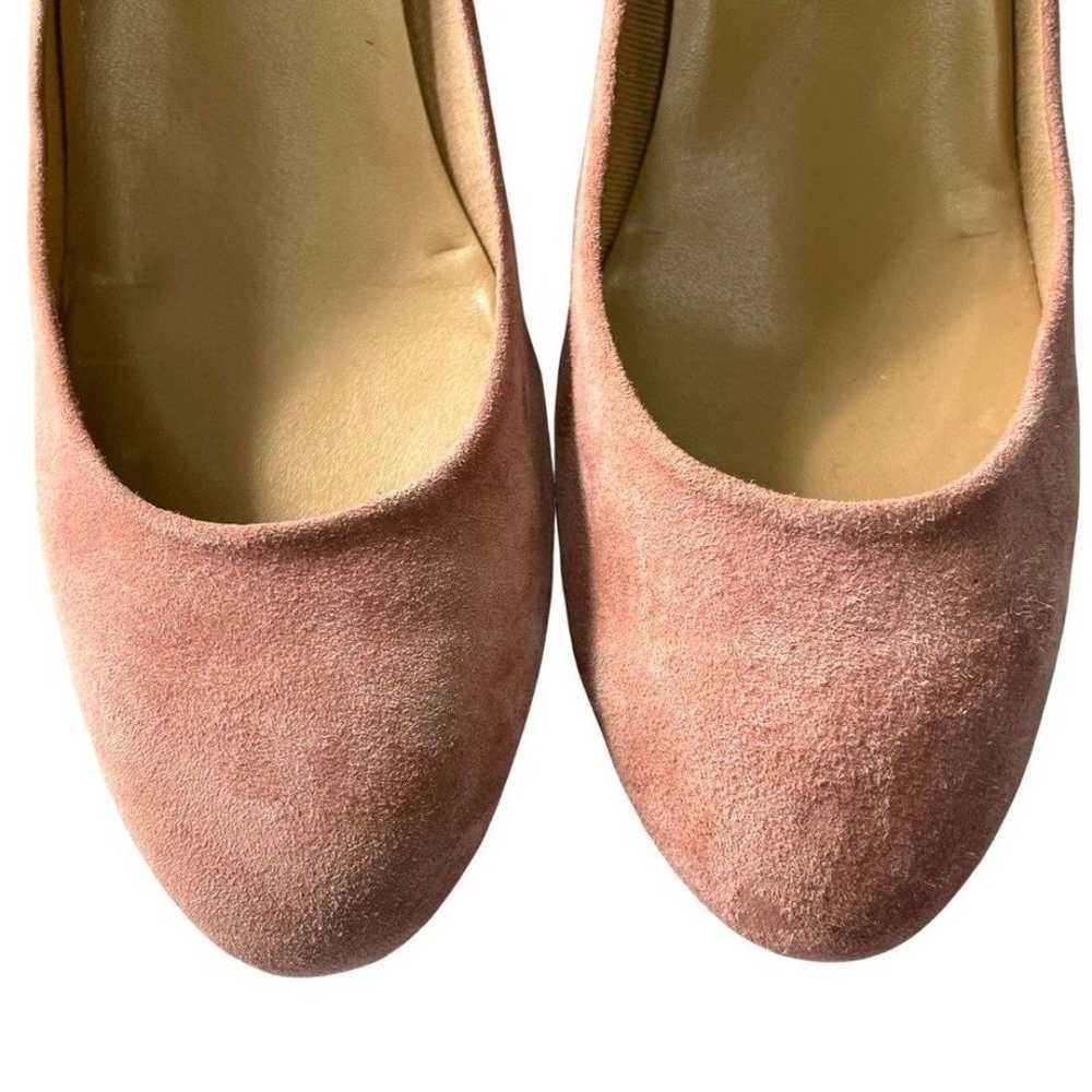 French Sole NY Suede Trance Pump Dusty Pink Round… - image 6