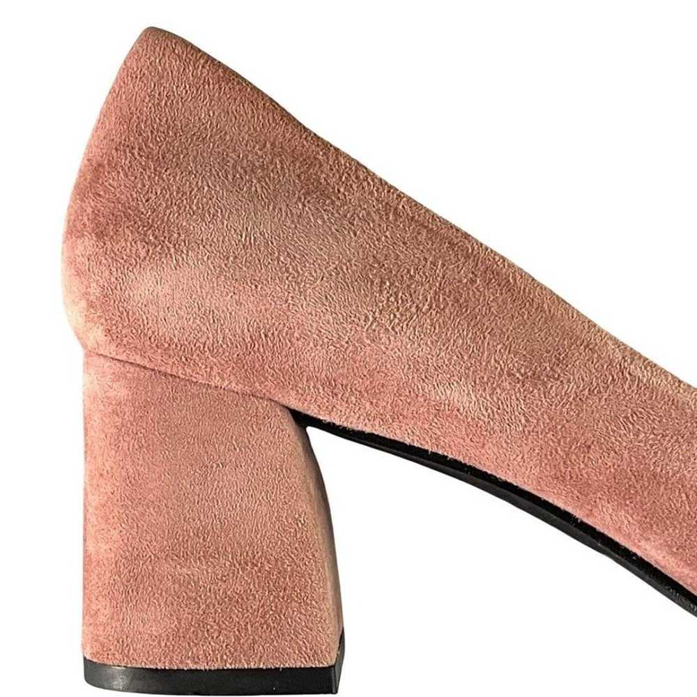 French Sole NY Suede Trance Pump Dusty Pink Round… - image 7