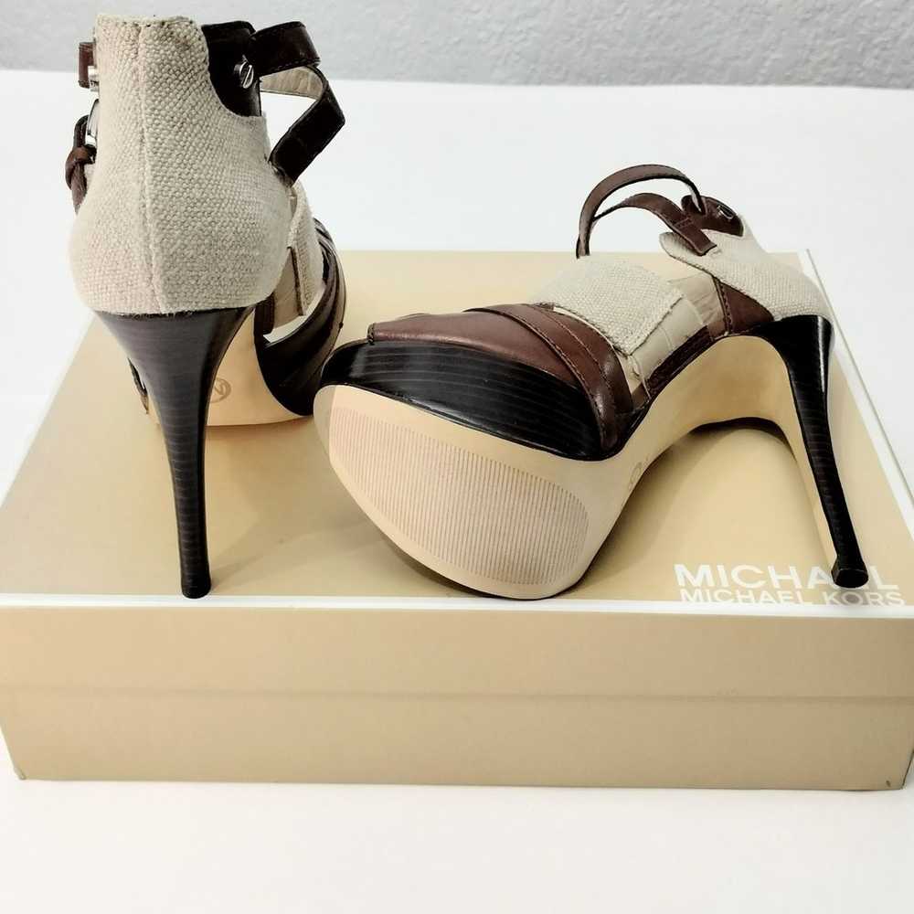 Michael Kors Fallyn Peep High Heel Sandals Women’… - image 3