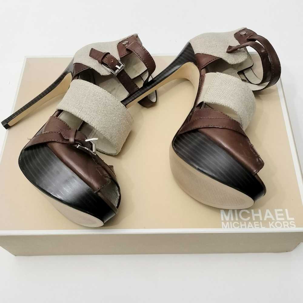 Michael Kors Fallyn Peep High Heel Sandals Women’… - image 7