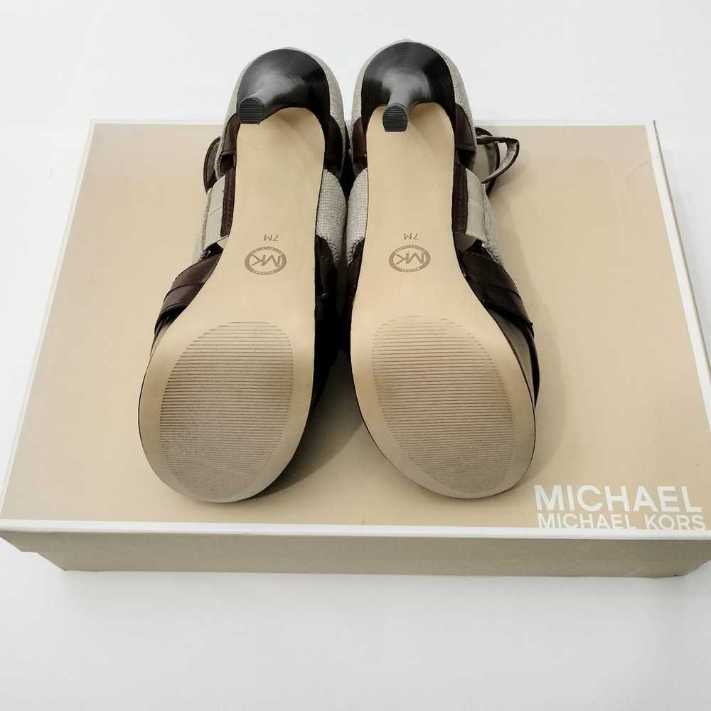 Michael Kors Fallyn Peep High Heel Sandals Women’… - image 8