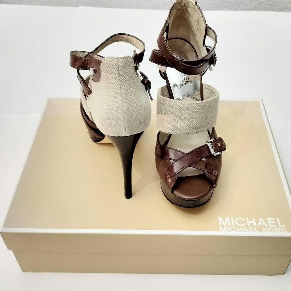 Michael Kors Fallyn Peep High Heel Sandals Women’… - image 9