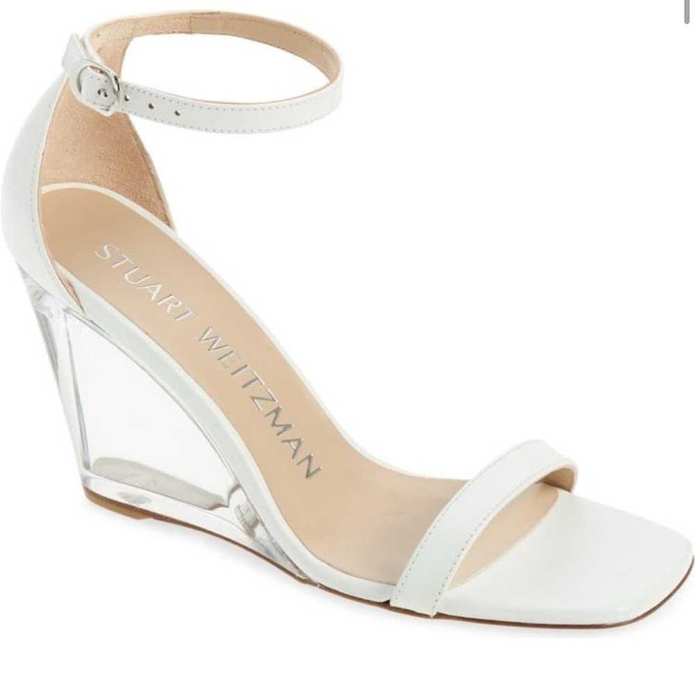 Stuart Weitzman lucite wedges - image 10