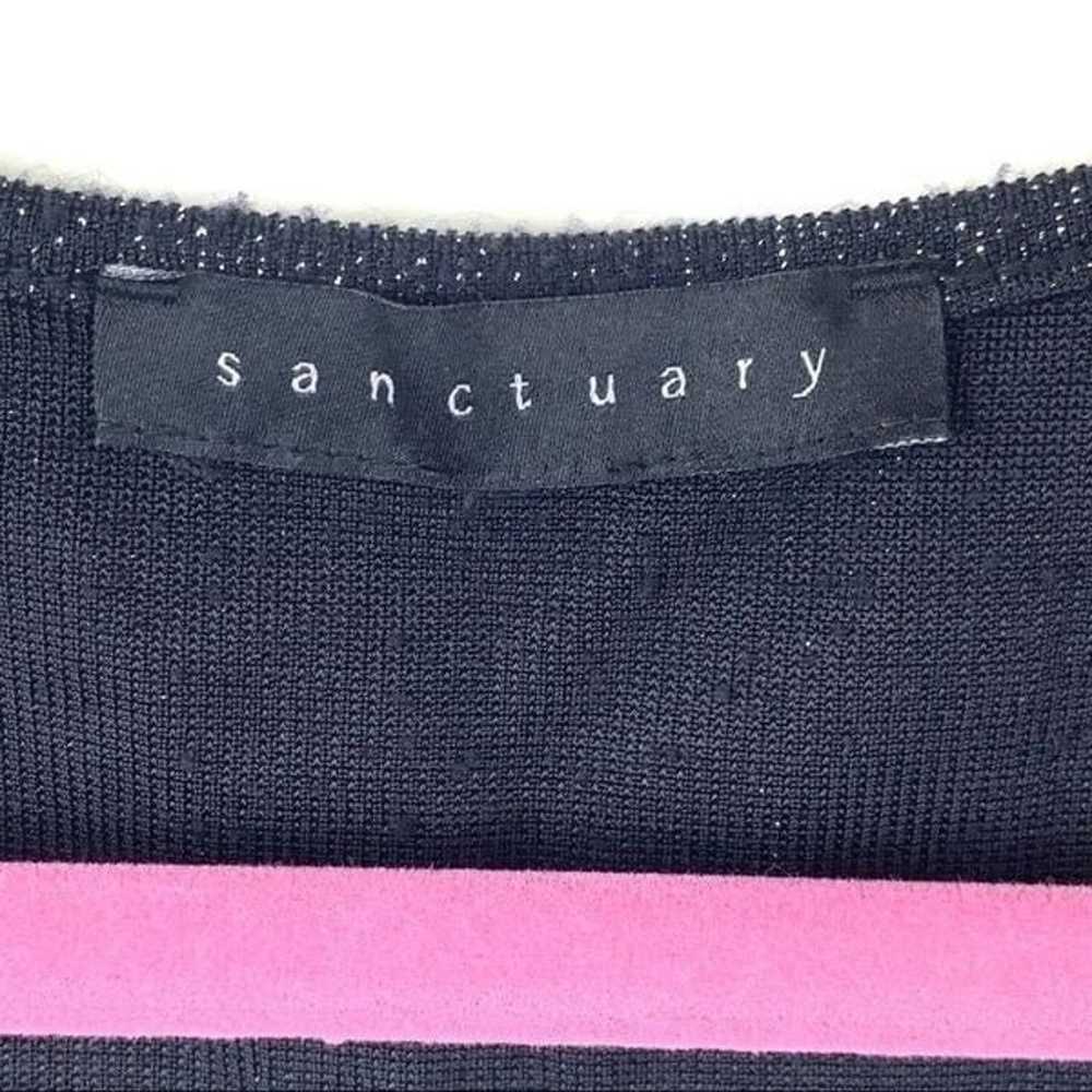 Sanctuary Anthropologie Black V Neck Fit and Flar… - image 5