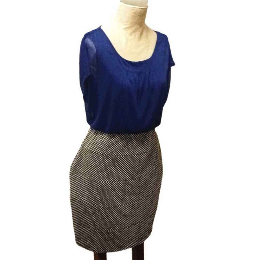 Enfocus Studio Dress  Blue Grey Size 12 Workwear … - image 2