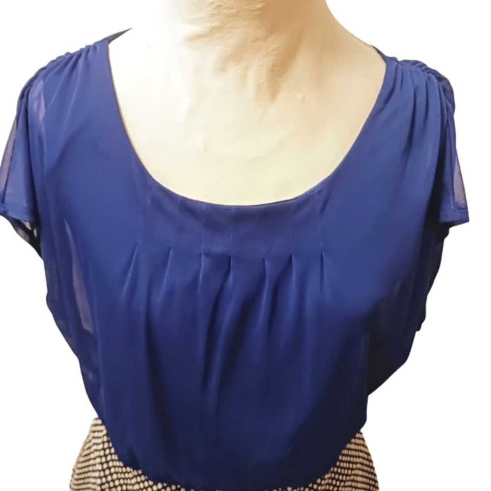 Enfocus Studio Dress  Blue Grey Size 12 Workwear … - image 5