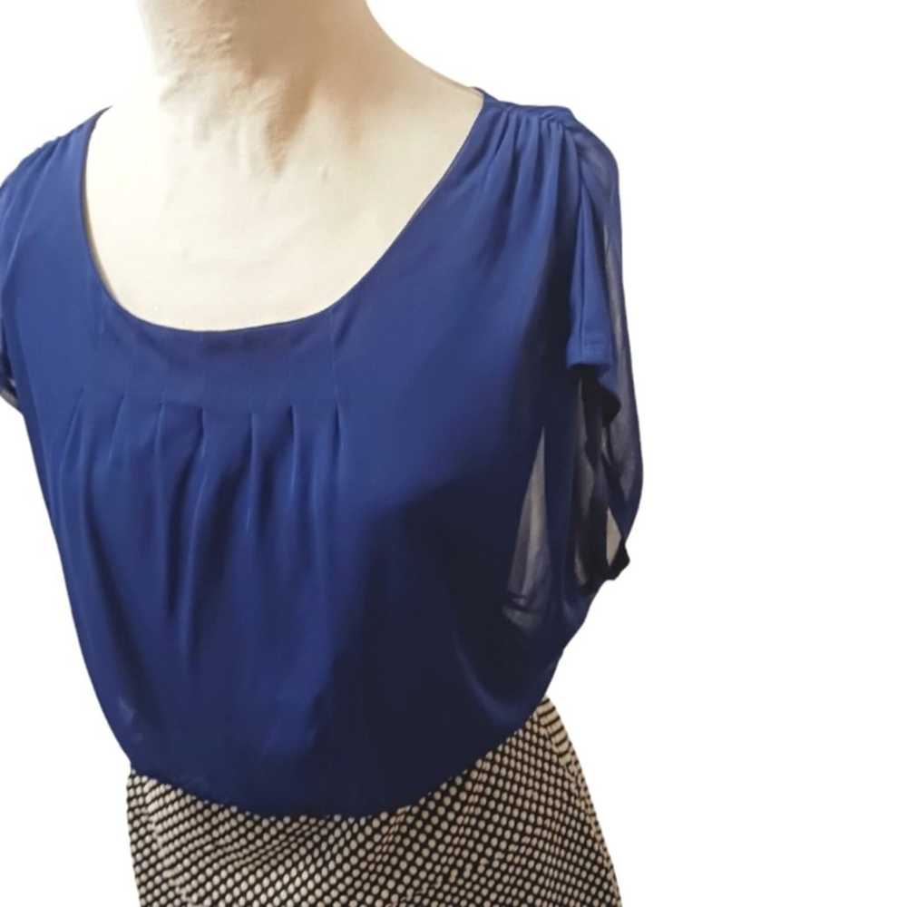 Enfocus Studio Dress  Blue Grey Size 12 Workwear … - image 6
