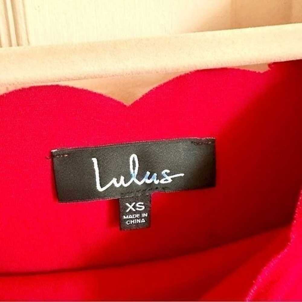 Red Lulus mini dress - image 3