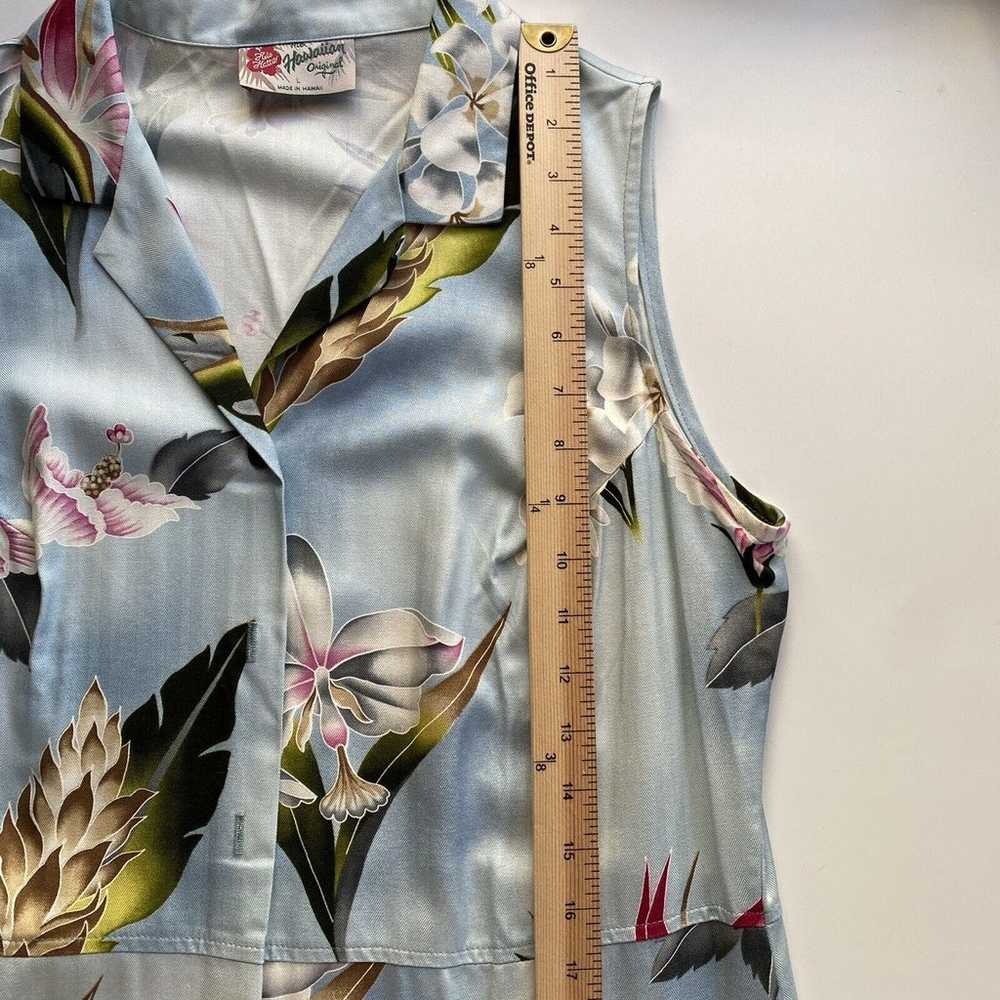 Hilo Hattie Dress Womens Large Hawaiian Maxi Trop… - image 4