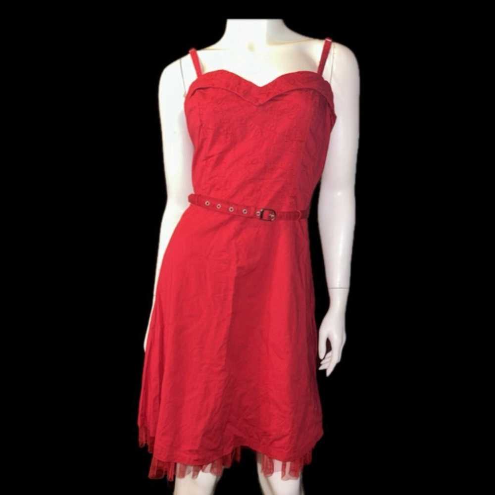 Royal Bones | Red Vintage Style Dress - image 1
