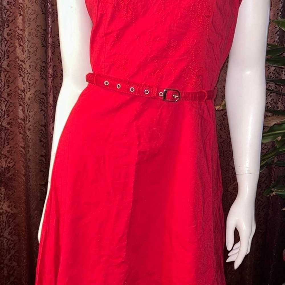 Royal Bones | Red Vintage Style Dress - image 4