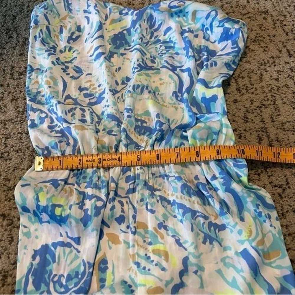 Lilly Pulitzer Deanna Salty Seas Blue Sleeveless … - image 8