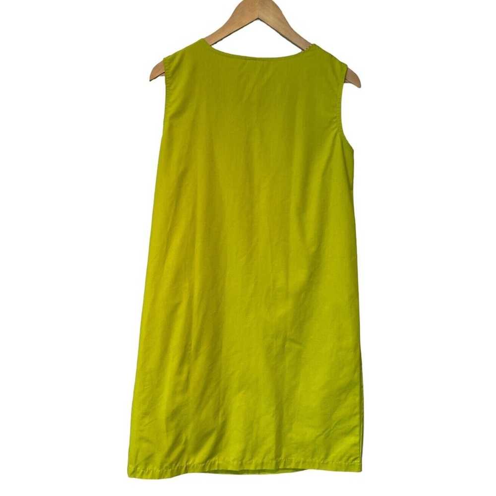 Vintage Danville Chartreuse Apron Dress Small Uni… - image 2