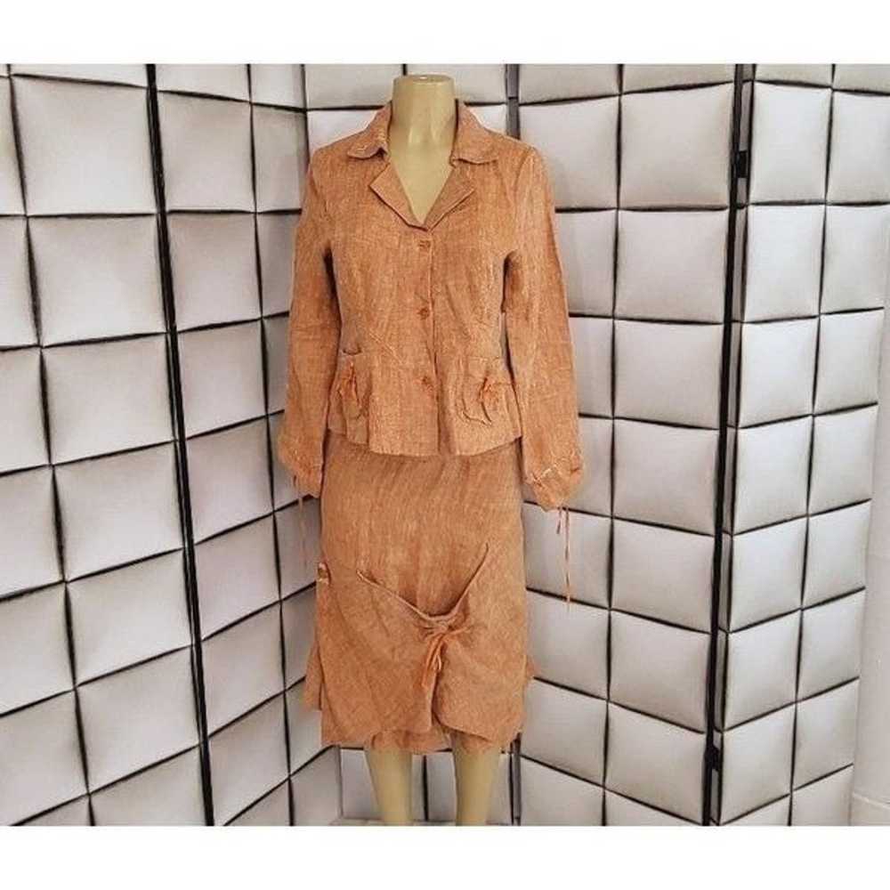 Mith linen skirt suit - image 1
