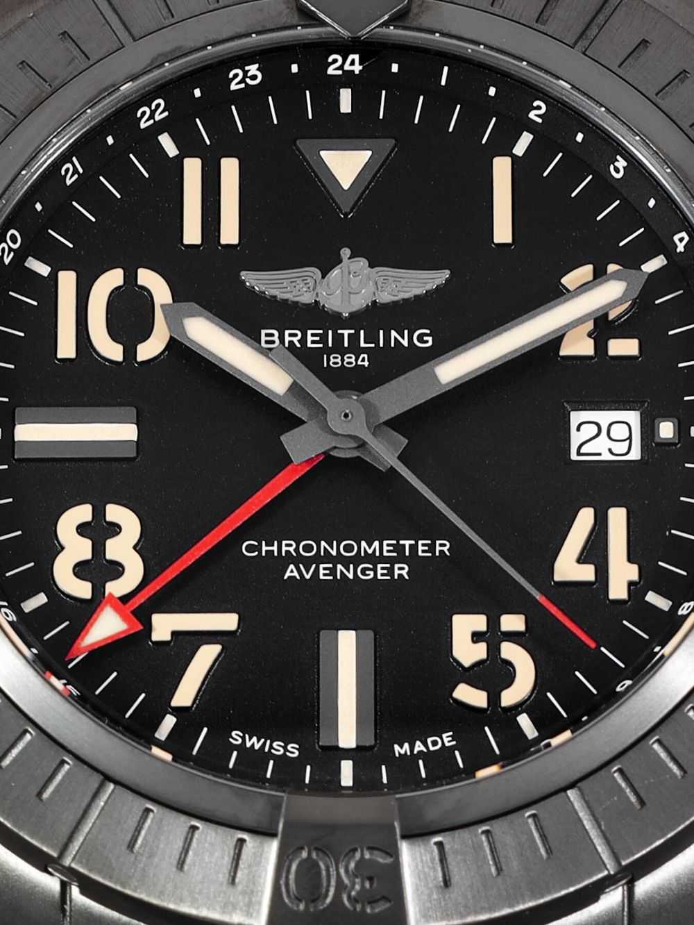 Breitling pre-owned Avenger GMT 45 Night Mission … - image 2