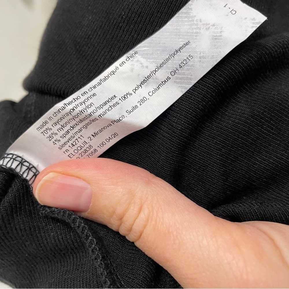 Eloquii Black Fit & Flare Mini Dress Sheer Puff S… - image 8