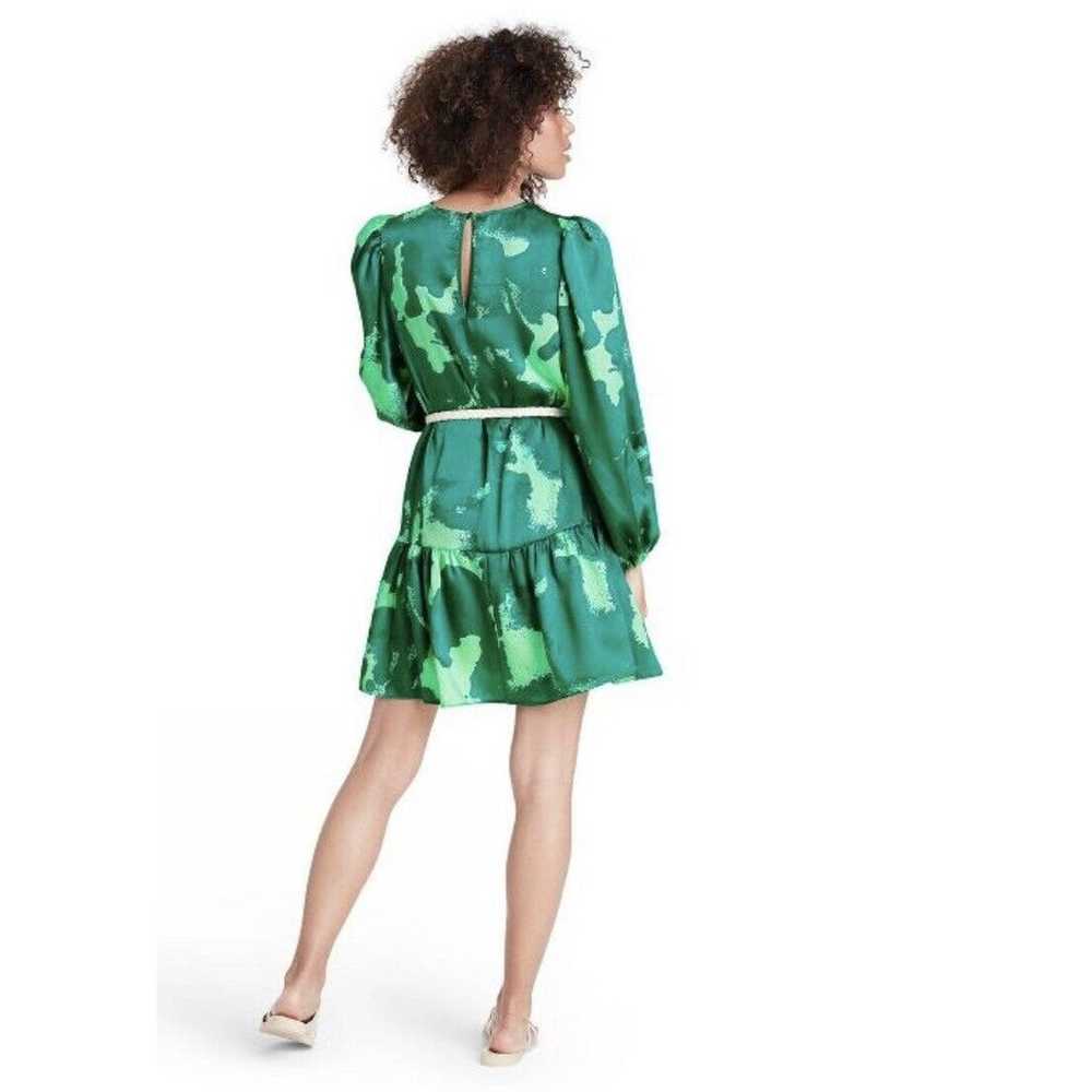 Alexis x Target Green Long Sleeve Dress in Green … - image 2