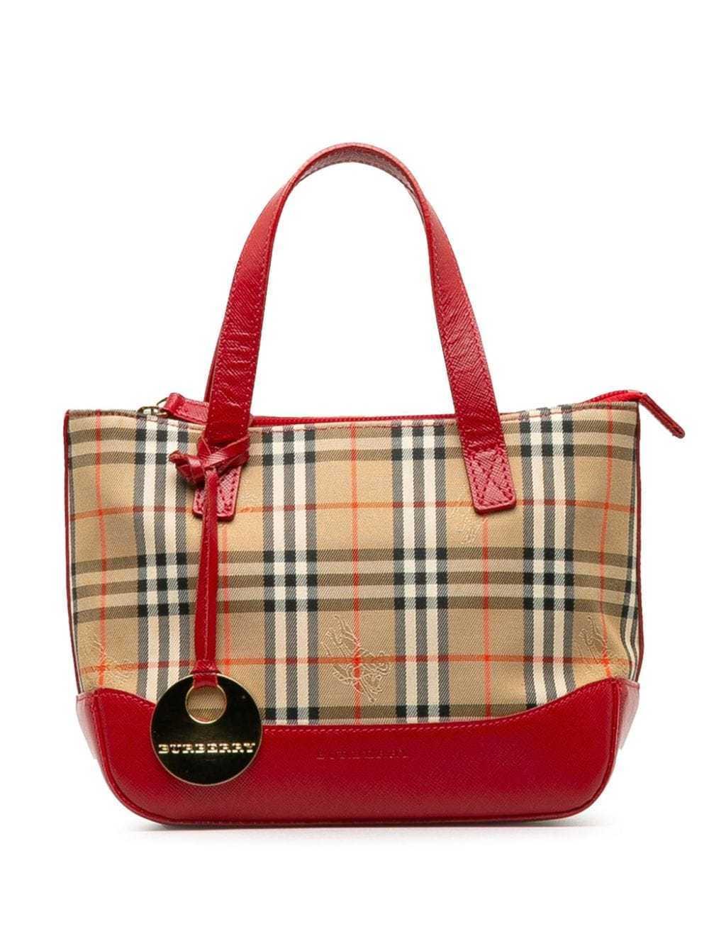 Burberry Pre-Owned 2000-2017 Haymarket check hand… - image 1